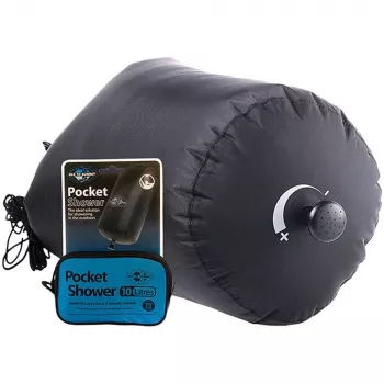Ducha de bolsillo portátil SEA TO SUMMIT APSHOWER/UNI/UNI — 10 l, manguera de 6 m, nailon 70D, 120 g