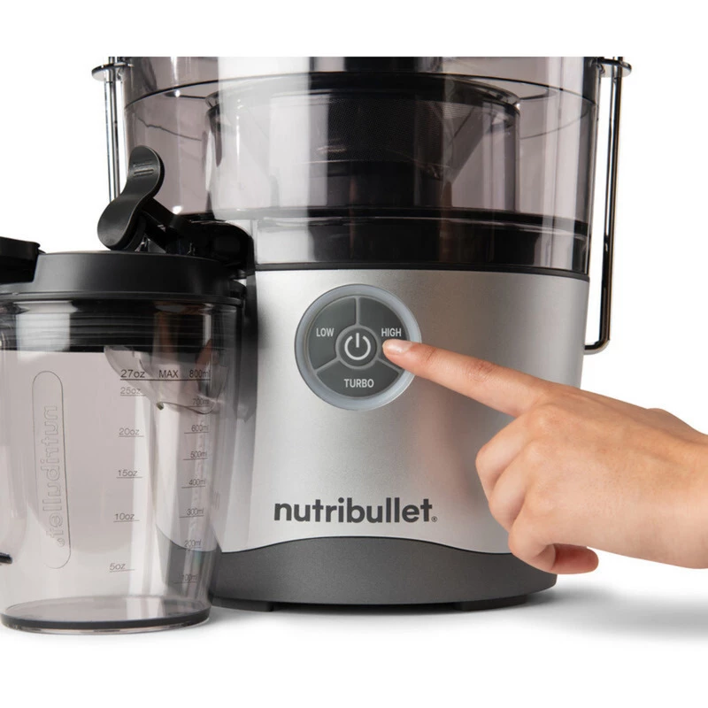NutriBullet juicer Pro NBJ200G (plata/gris, 1.000 vatios) (0C22500002)
