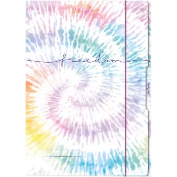 Herlitz 50044252 New Batik Freedom carpeta A3 con goma, multicolor