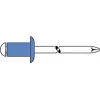 Remache ciego GESIPA 6310923 acero/acero 5×10 mm cabeza plana para 4,0–6,0 mm