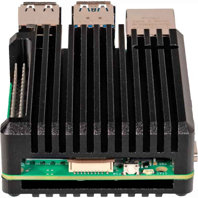 Joy-IT ARMOR Case BLOCK carcasa para SBC compatible con kits de desarrollo Raspberry Pi (RB-AlucaseP5-07)