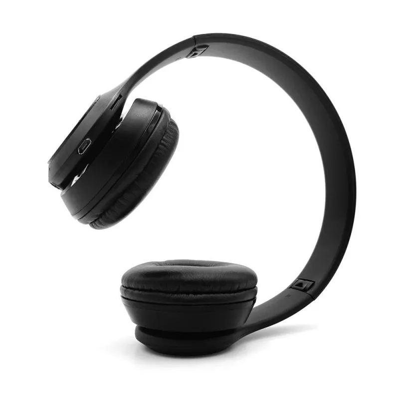 Auriculares inalámbricos MEDIA-TECH EPSILION BT MT3591 Bluetooth 4.2 micrófono radio FM negro
