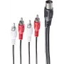 shiverpeaks BS10402 Cable de audio 1,5 m DIN (5 pines) 4 x RCA negro (BS10402)