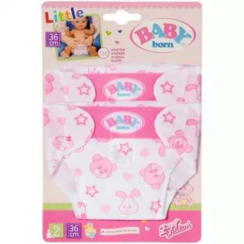 Pañales para muñeca BABY born de ZAPF — set de pañales para muñecas en talla recién nacido