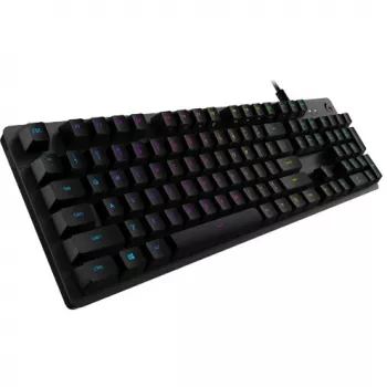Teclado gaming Logitech G512, Negro, Con cable, Distribución suiza, 920-009347