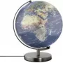 Troika G3011T-P2P2/CB Globus STELLAR LIGHT Touch globo terráqueo iluminado, azul verdoso