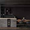 Vinoteca integrable Caso WineDeluxe WDU 18 – capacidad para 18 botellas, clase de eficiencia energética E, negra