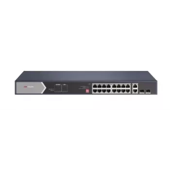 Hikvision DS-3E0520HP-E switch de red no gestionado Gigabit Ethernet (10/100/1000) Power over Ethernet (PoE) azul
