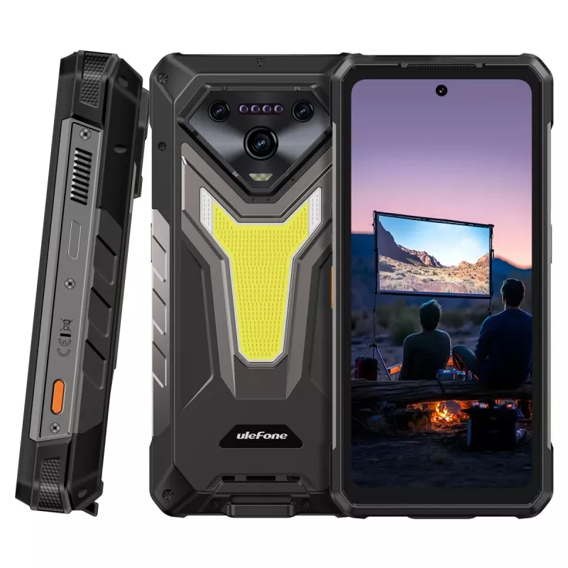 Smartphone UleFone Armor 34 Pro (Plus) 16/512GB 5G, dispositivo Android robusto, 16GB RAM, 512GB almacenamiento, conectividad 5G