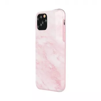 Funda para móvil Devia Marble Serie para iPhone 11 Pro Max, rosa, carcasa rígida protectora