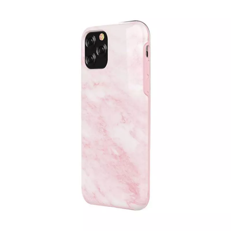 Funda para móvil Devia Marble Serie para iPhone 11 Pro Max, rosa, carcasa rígida protectora