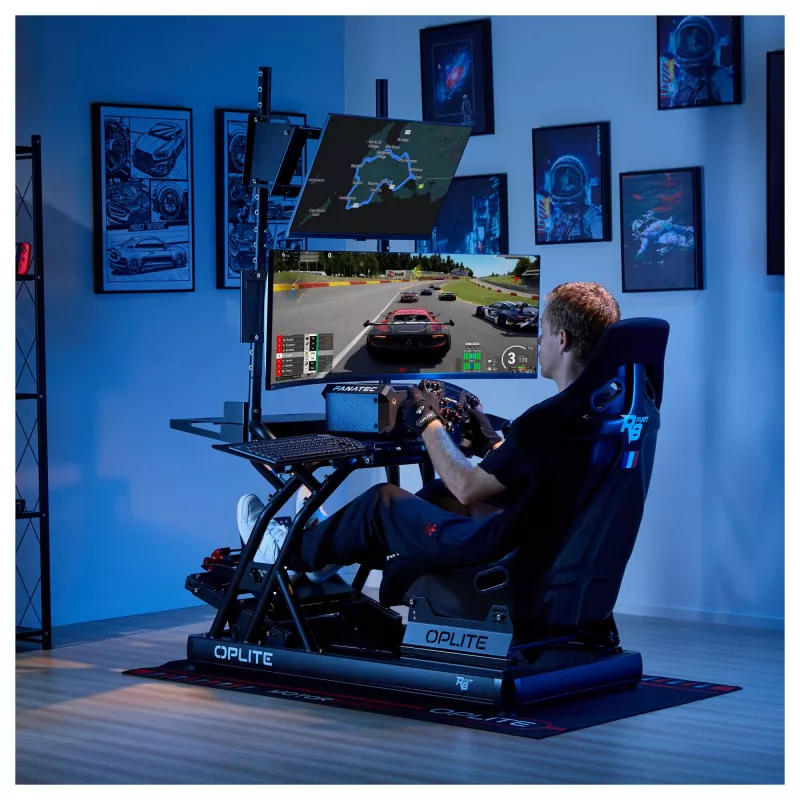 Soporte de monitor Oplite R8 Single negro retail (OP-R8-SMSB)