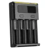 Cargador de baterías Nitecore NEW i4 para pilas domésticas AC