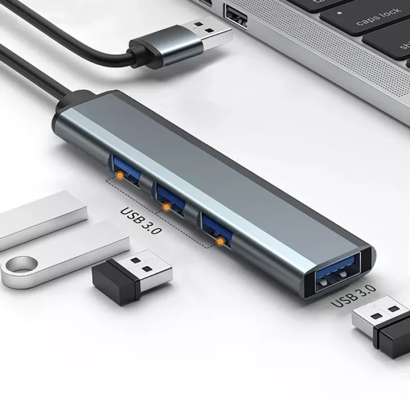 Adaptador HUB USB 3.0 4en1, 4x USB 3.0