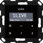 GIRA 228405 Reloj radiocontrolado digital negro (228405)