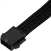 SilverStone SST-PP07E-EPS8B cable alargador EPS de 8 pines a EPS/ATX de 4+4 pines, 30 cm, negro