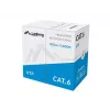 Cable de red LANBERG Cat6 U/UTP LCU6-11CU-0305-S, 305 m, 23 AWG, gris, funda HDPE