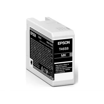 Epson T46S8 UltraChrome Pro10 cartucho de tinta, negro mate, 25 ml (C13T46S80N)