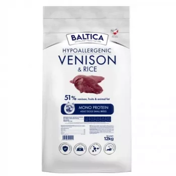 BALTICA Nutraceutic Hypoallergenic Small breeds venado con arroz - pienso seco para perros - 12 kg