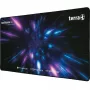 Alfombrilla de ratón Wortmann TERRA XXL PURE Gaming negra/lila con costura perimetral negra, 900 x 400 x 3 mm