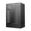 Caja de PC DeepCool CH170 PLUS Torre Negra – micro-ATX/mini-ITX, cristal templado, USB-C, fuente de alimentación arriba