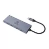 Akasa hub multipuerto 4 puertos USB-C (USB 3.2 Gen 2) con conector USB-C aluminio (anodizado) AK-CBCA32