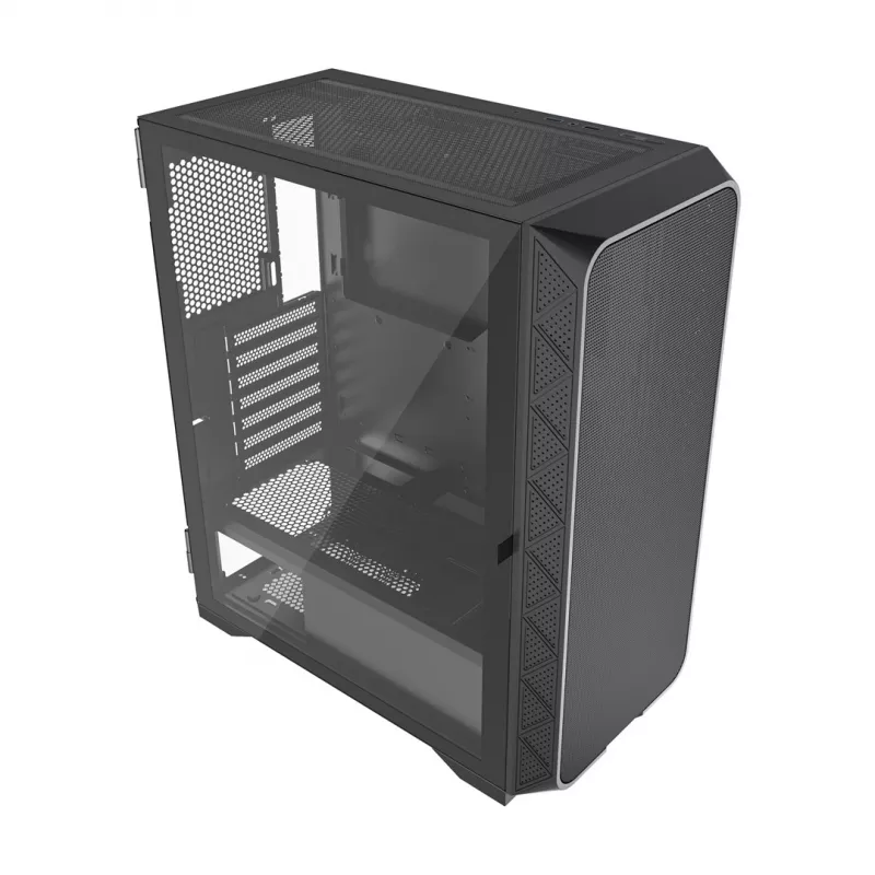 Gembird CCC-FC-M200 Caja ATX Gaming, Fornax M200, Mesh, sin ventiladores, negra