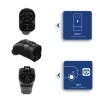 Akyga AK-SC-E20 adaptador de carga CCS2 a GB/T DC 1000V 250A negro