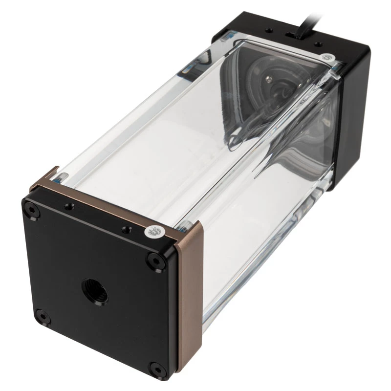 Depósito (depósito de compensación) BitsPower Premium Cuboid 150 mm acrílico - BPPRE-WTCR150