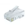 Conector de cable Gembird LC-8P8C-002/100 RJ-45 transparente