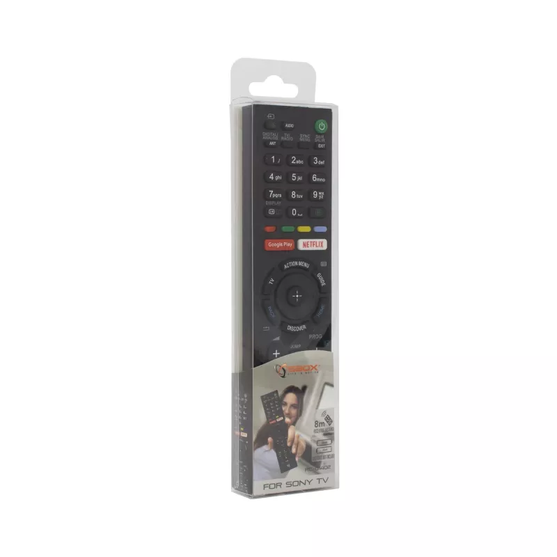 Mando a distancia de repuesto SBOX RC-01402 compatible con televisores Sony – mando a distancia universal por infrarrojos para TV