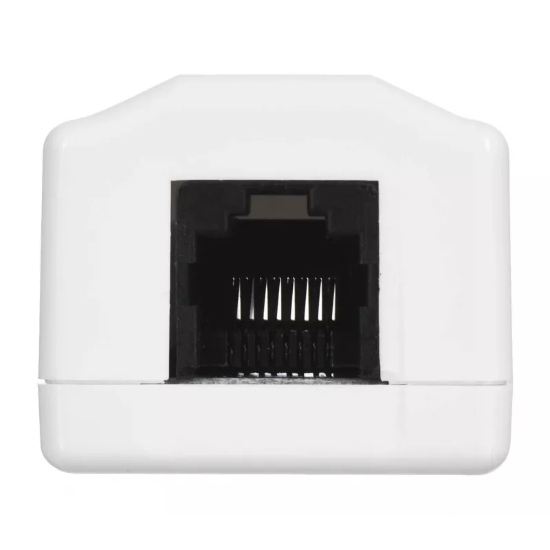 Toma de conexión LANBERG RJ-45 OU6-0001-W, Cat6, blanco