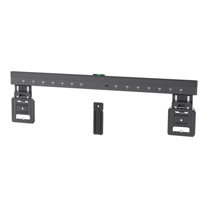Soporte de pared fijo para TV WENTRONIC Goobay Ultraslim 70822 XL Negro para pantallas planas