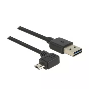 Cable USB DeLOCK 83853 USB 2.0 2 m USB A Micro-USB B negro