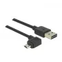 Cable USB DeLOCK 83853 USB 2.0 2 m USB A Micro-USB B negro