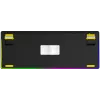 LORGAR KBP70TKLW, Teclado gaming mecánico TKL inalámbrico Pro, Negro/Amarillo, distribución EN