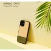 Funda para móvil Man and Wood para iPhone 12 mini – bosque de bambú negro