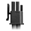 CableMod CM-PCSR-16X2KIT-NKKLG-R-SS C-Series Pro ModMesh Sleeved 12V-2x6 12VHPWR Dual StealthSense juego de cables para Corsair RMi/RMx (Black Label), negro/verde claro