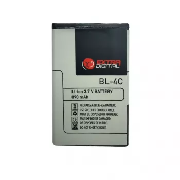 Batería Extra Digital BL-4C para Nokia 6100/5100/2650/E60/N91 3,7 V 1020 mAh
