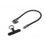 Cable USB-C LANBERG CA-CMCM-10LN-0003-BK 0,3 m 240W negro