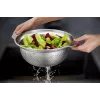 GEFU colador de cocina PREMIO G-28132, 27 cm malla de acero inoxidable, colador de mano