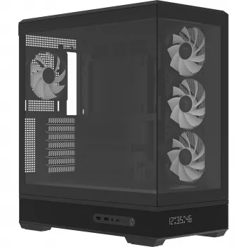 Caja de ordenador AeroCool caja semitorre P500B-Digi negro