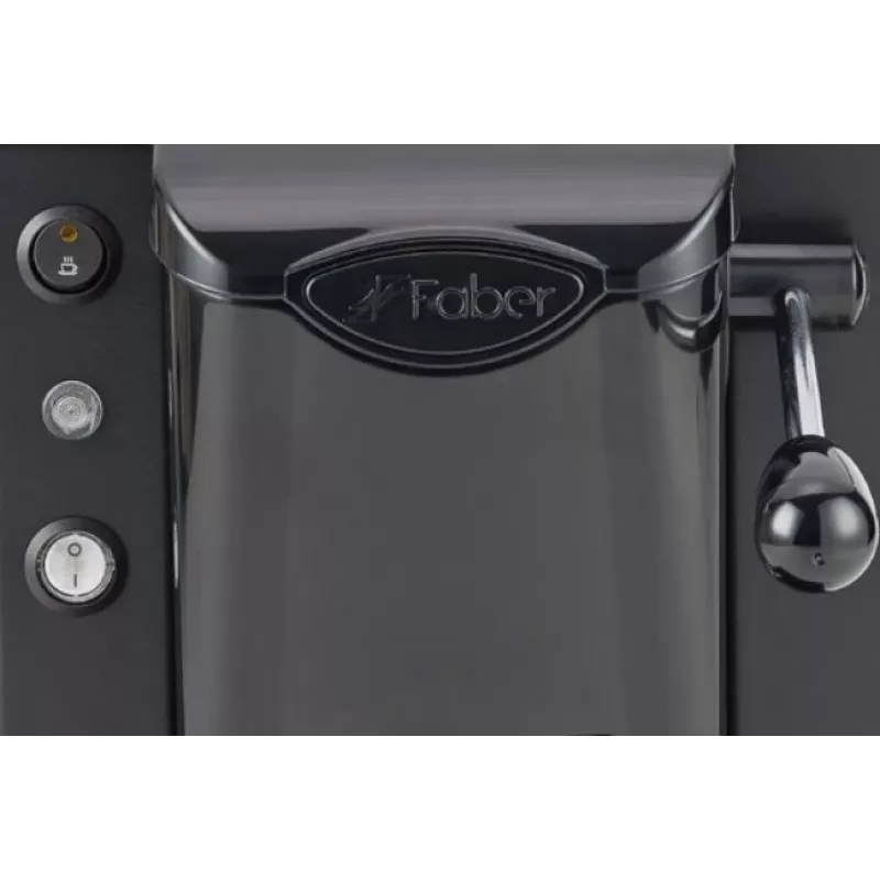 Cafetera de cápsulas FABER Slot Plast semiautomática depósito de agua de 1,3 L, 500 W, negra, 1 taza