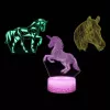 Lámpara LED decorativa Manta SNL116RGB RGB 3D caballos