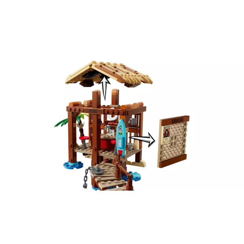 Set de construcción LEGO One Piece 75636 Cabaña del pueblo del molino, 299 piezas, 3 minifiguras, 8+ años