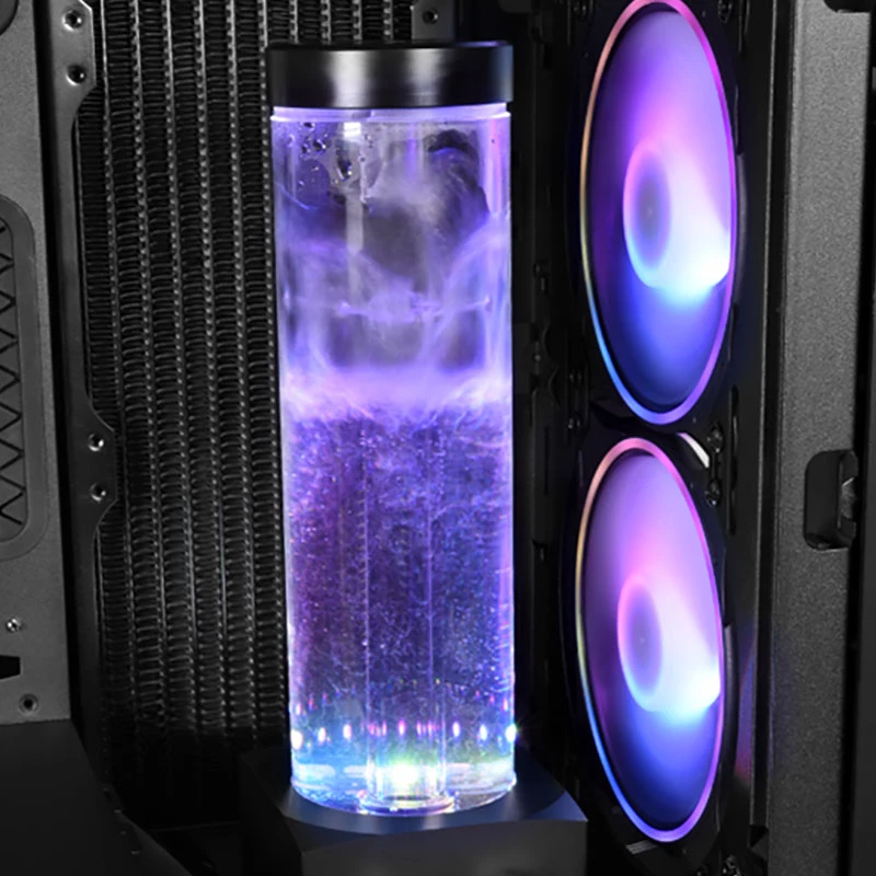 Bomba y depósito Alphacool 15381 acrílico aluminio plástico negro transparente
