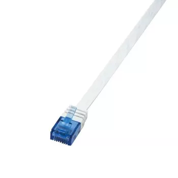 Logilink SlimLine - cable de red - RJ-45 (M) - RJ-45 (M) - 50 cm - UTP - CAT 6 - blanco (CF2021U)