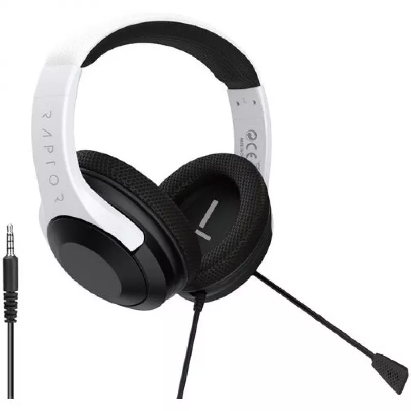Auriculares Raptor Headset Playstation 5 H300 blancos jack 3,5 mm