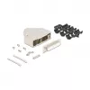 Conector de cable DeLOCK 67135 D-Sub de 25 pines plata conector hembra