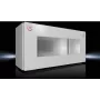Rittal KX 1610.000 Caja de instalación, chapa de acero, gris claro RAL 7035, 400x155x200 mm